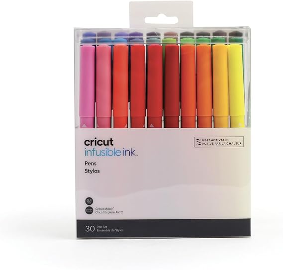 Cricut Infusible Ink Pen Set (0.4), (30 ct), Multi, One Size