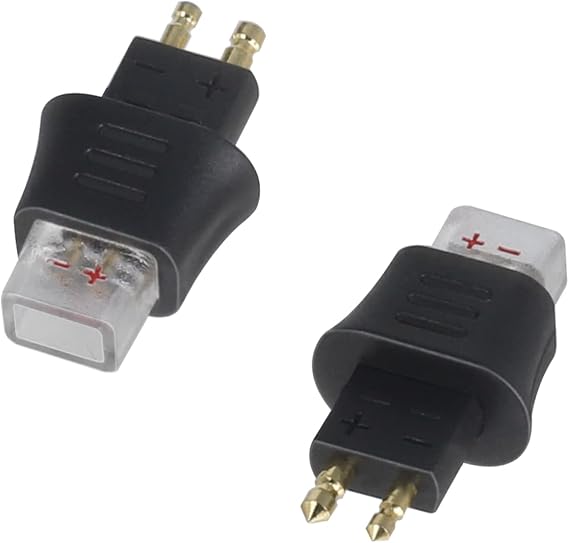 okcsc FOSTEX Male to 0.78 Female 0.78/0.75 Angled 2 Pin(Cable Side) Female Adapter Connected to FOSTEX TH900 MKII MK2 TH600 TH909(Headphone Side) Black