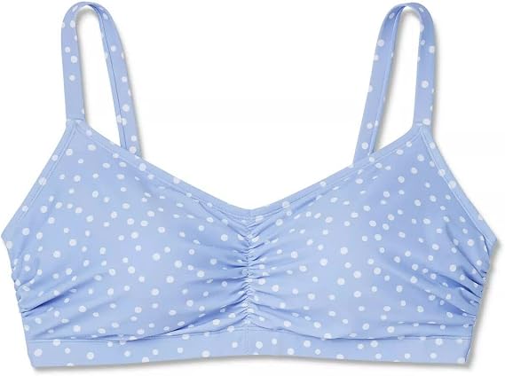 Women's Juniors' Cinch-Front Bralette Bikini Top -