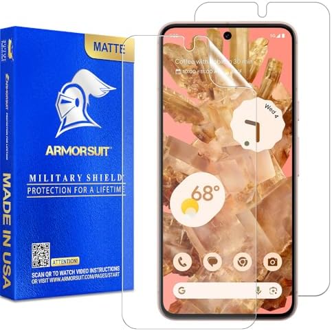ArmorSuit 2 Pack Paper-Feel Texture Screen Protector for Google Pixel 8 (6.2") Case Friendly MilitaryShield Matte Film - Made in USA