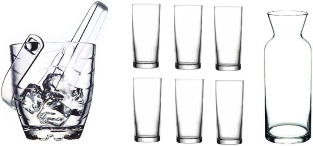 Pasabahce Paşabahçe Rakı Bardak Ve 9 Parça Rakı Bardağı Ve Buz Kovası Seti