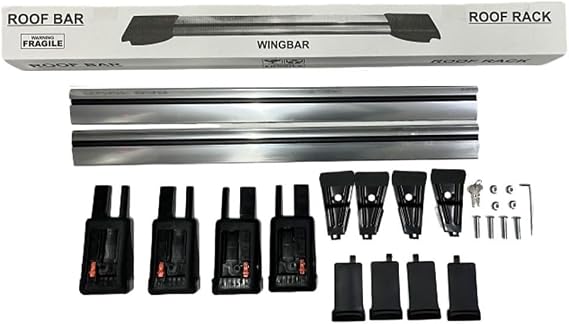 Aerodinamik Ve Kilitlenebilir Ara Atkı Uyumlu Suzuki Grand Vitara MK2 1998–2006 Gümüş Eloksal