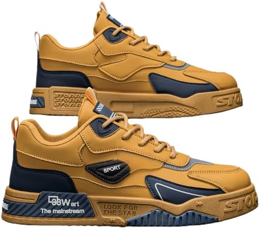 Men's Fashion Street Style Skateboard Shoes, Comfortable Non-Slip Canvas Casual Sports Shoes for Men's Daily & Casual Activities