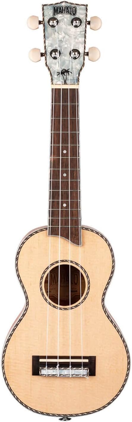 Mahalo MP1 Pearl Series Soprano Ukulele, Natural
