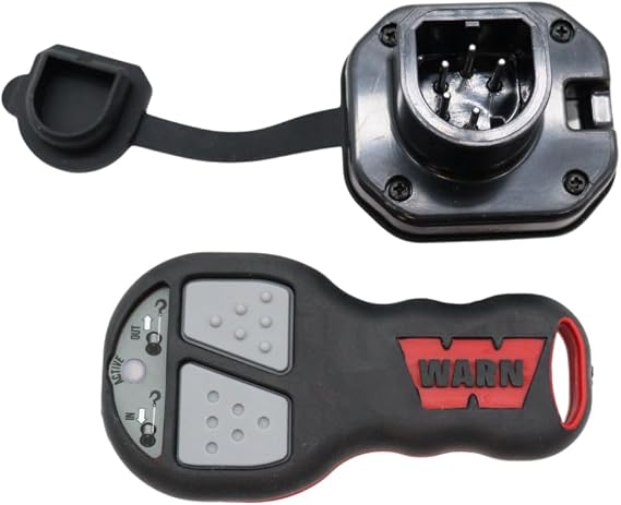 WARN 90287 Wireless Remote Control System for Truck and SUV Winches Includes Wireless Transmitter and Receiver for Easy, Safe, LongDistance Winch Operation