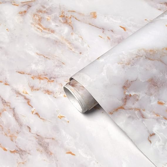 Cohoo Home Marble Contact Paper for Countertops Waterproof 15.7591