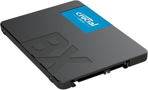 Crucial BX500 SATA SSD 1TB, 2.5", Up to 540MB/s, Laptop and Desktop (PC) Compatible, 3D NAND, Dynamic Write Acceleration, Internal Solid State Drive - CT1000BX500SSD101