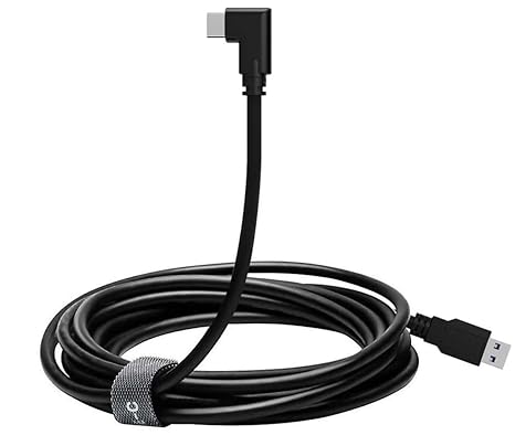 Meta Quest 3 ve 2 ile Uyumlu 5mt 5Gbps USB 3.2 Hızlı veri aktarımı,Hızlı Şarj USB-C