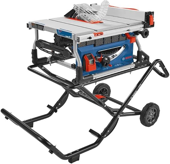 BOSCH 15.0 Amp GTS15-10 10 In. Jobsite Table Saw with Gravity-Rise Wheeled