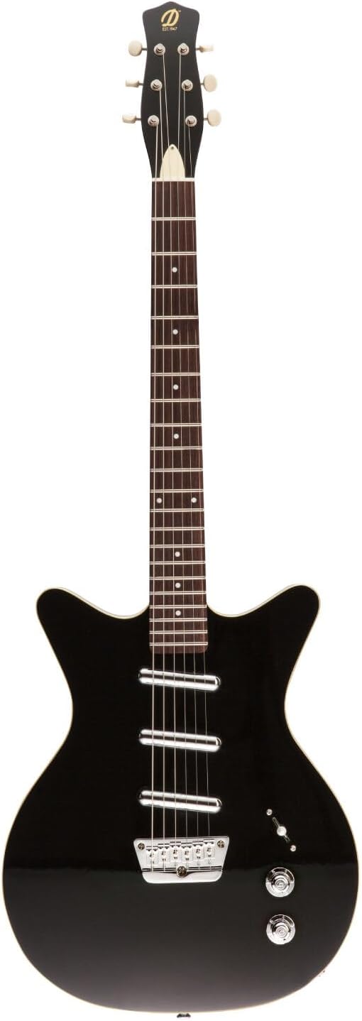 Danelectro '59 Triple Divine Electric Guitar - Black