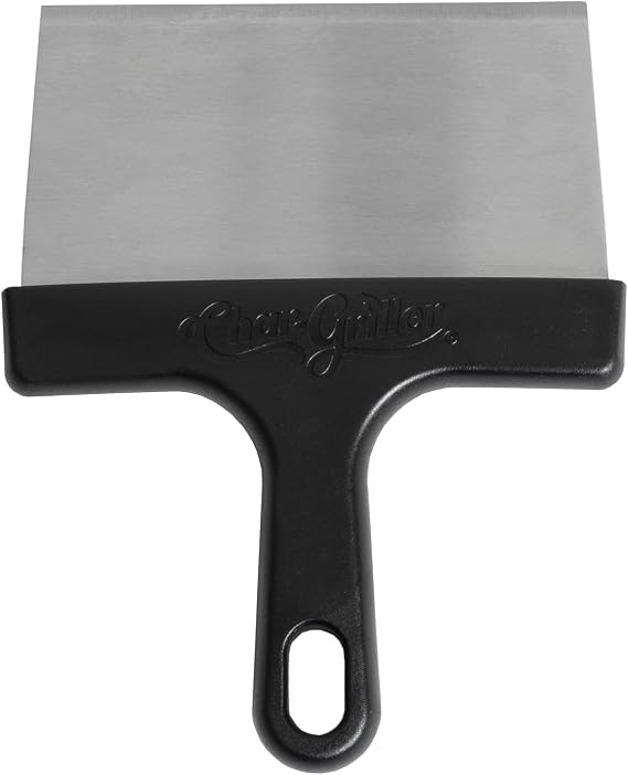 Char-Griller 8977 Flat Iron Griddle Grill Scraper Outdoor Kitchen Accessory