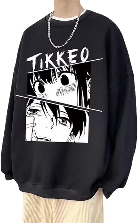 Japanese Anime Cartoon Hoodie Cosmic Top Harajuku Fashion Unisex Sweatshirt Oversized Pullover Men Boy Girl Couple Cosplay
