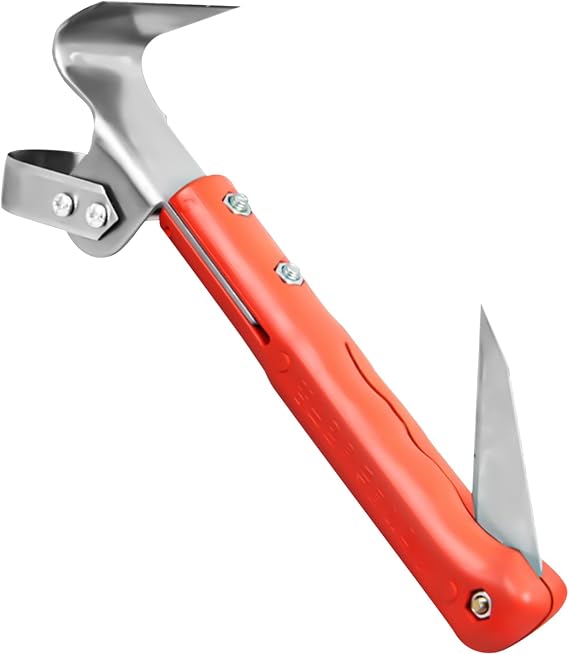 AGLOO Bark Removal Tool - Debarking Tool for Patio Lawn Garden Woodworking - Bark Stripping, Log Peeler, Scraping, Grafting, Girdling Cutter