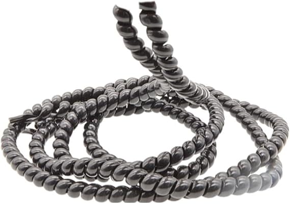 100cm PVC Electric for Bike Cable Organizer Tube Spiral Wire Wrap for E-for Bicycle and Scooter Black