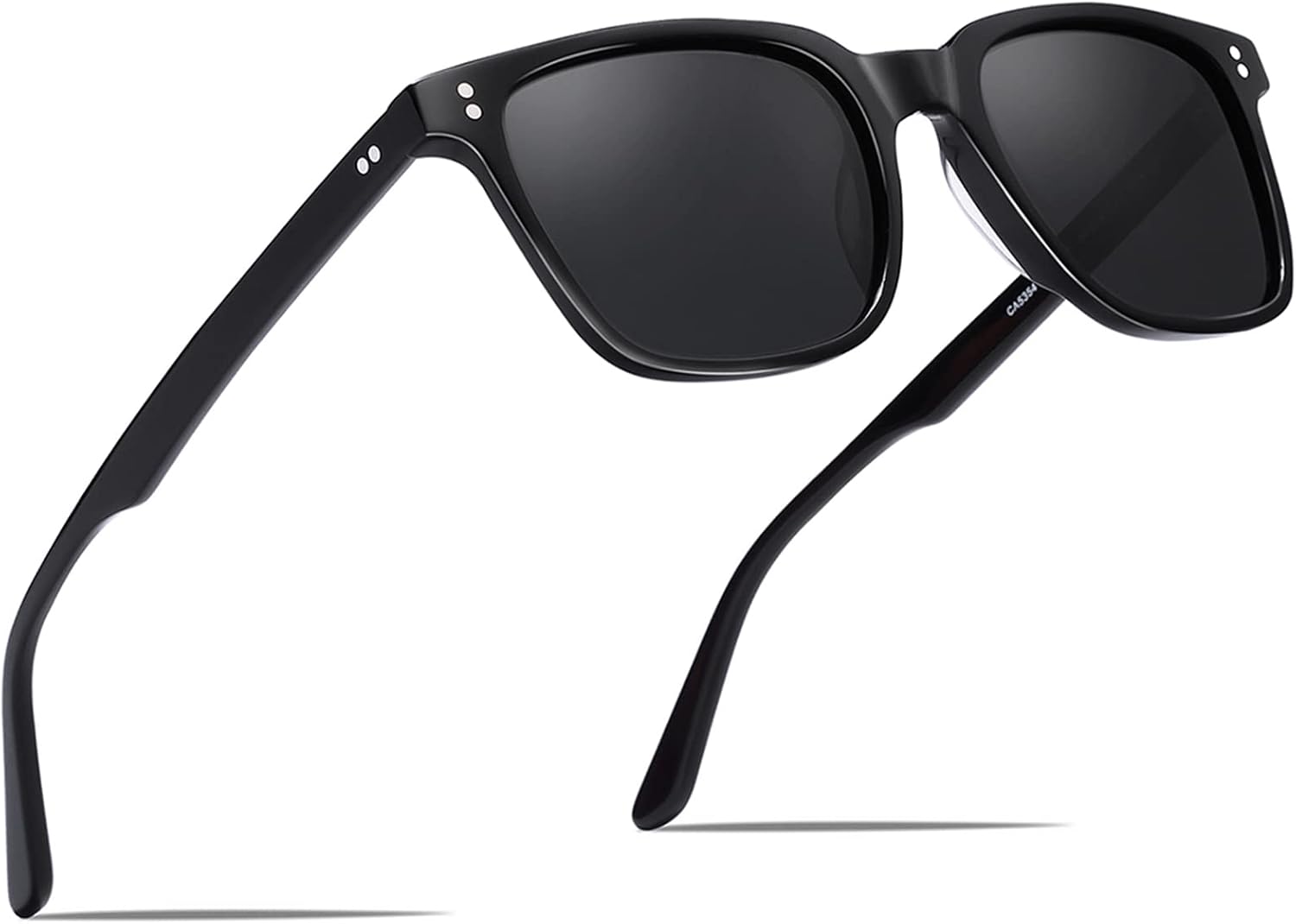 CARFIA Retro Polarised Sunglasses for Women UV400 Protection Driving Outdoor Acetate Frame
