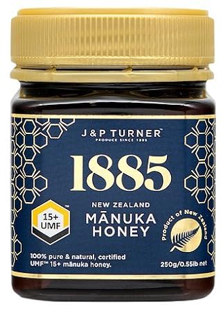 Manuka Honey 15+ UMF Certified 100% Pure, Raw and Natural, for Health and Healing, Premium Quality and Softness