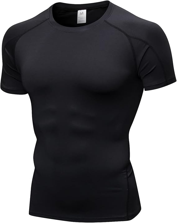 Compression Shirt Men Short Sleeve Running Tops