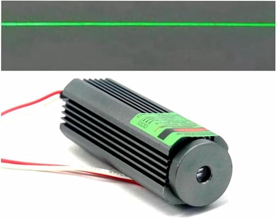 Line Beam Green Laser Diode Module 532nm Lights Positioning Level Tool 5V 532ML-50 25 * 75mm