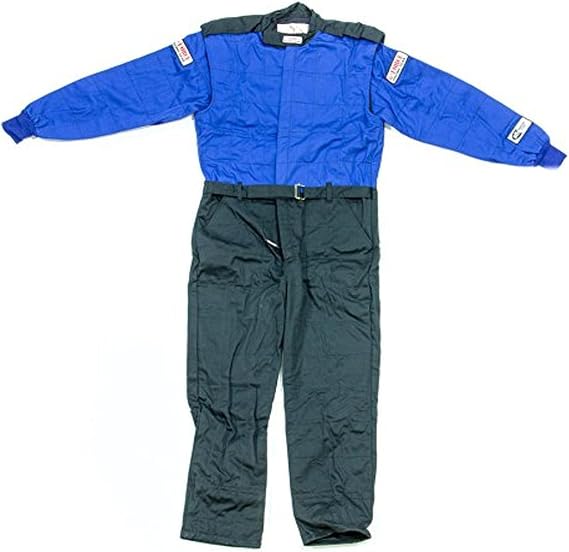 G-FORCE Racing Gear 4525XXLBU Multi-Layer Racing Suit Blue XX-Large