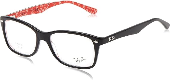 Ray-Ban unisex-adult Rx5228 Square Prescription Eyeglass Frames
