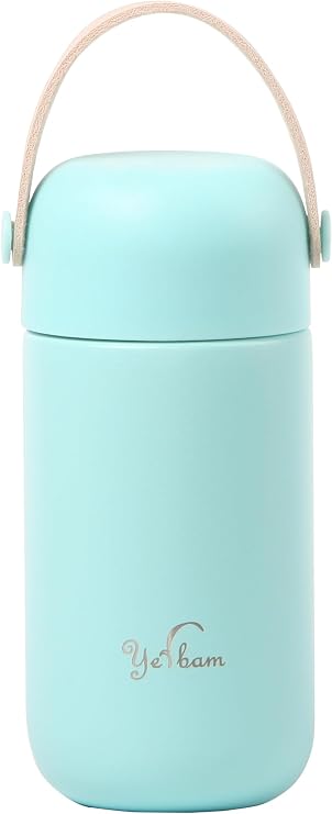 5.5oz Mini Tumbler Stainless Steel Vacuum Insulated Water Bottle Double Wall Thermos Flask Small Size BPA Free Leakproof (eton blue)