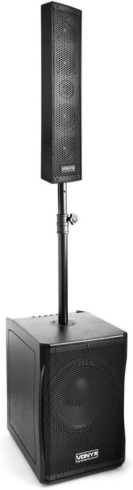 Vonyx VX1200 Active Column Array Speaker System, 750W, 12-Inch Subwoofer