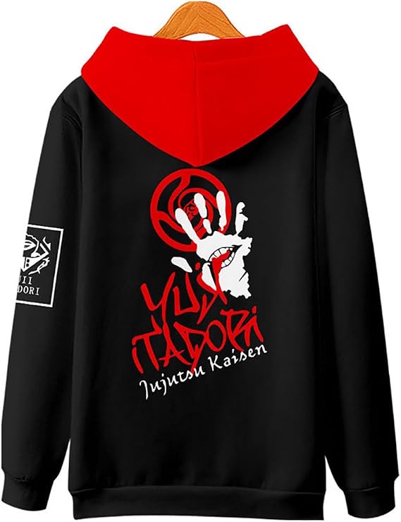 Satoru Pullover Hoodie JJK Cosplay Hoodie 3D Novelty Unisex Hooded