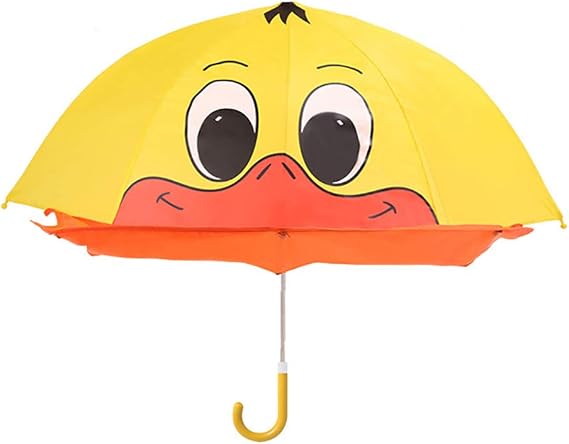 Children's Umbrella, Lovely Little Yellow Duck, Cartoon Umbrella