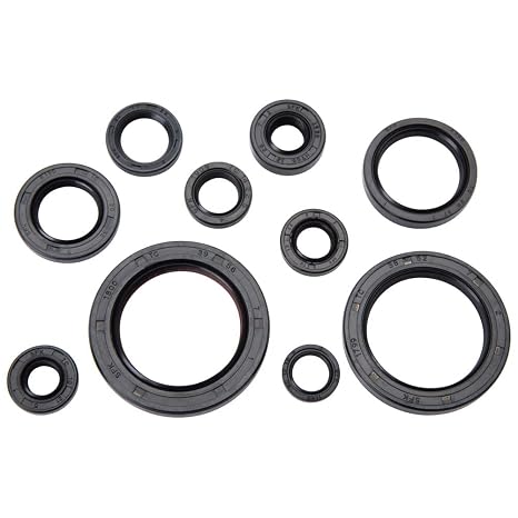 Tusk Engine Oil Seal Kit Compatible with Honda CRF250R 2004-2005 CRF250X 2004-2009, 2012-2013, 2015-2017