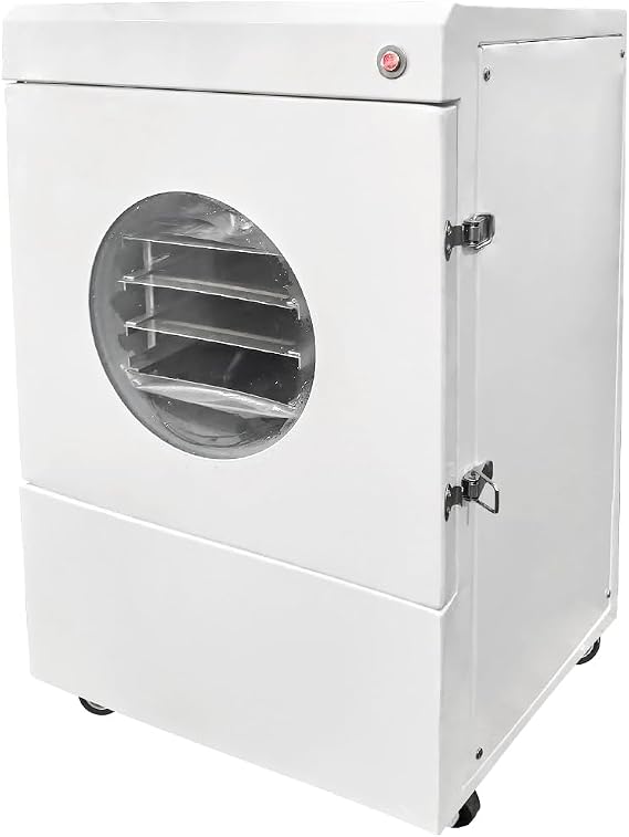 HNZXIB -45C Freeze Dryer Home Lab Vacuum Freeze Dryer Food Dehydrator, 7-9 lbs/Batch Drying Temperature Sublimation Drying Machine for Freeze-Dried Candy Fruits And Vegetables