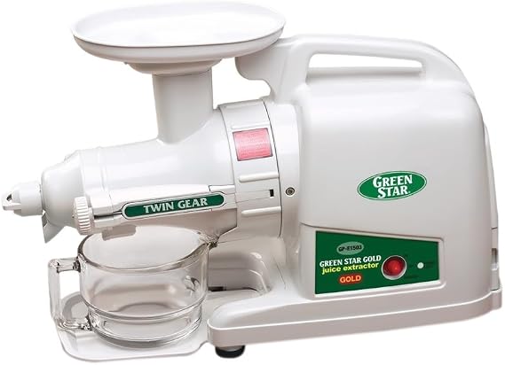 Tribest Greenstar Home Kitchen Gold Twin Gear Juicer-GP-E1503-B HD