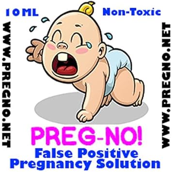 Preg-No! False Pregnancy Solution Prank! Fakes Any Pregnancy Test !