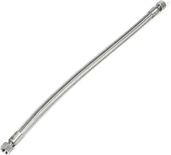 1/2" x 24" Stainless Steel Compressed Air Line Metal Flex Hose Compressor Tube
