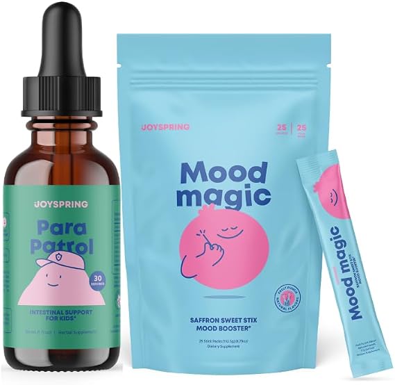 JoySpring Parapatrol Gut Support Drops for Kids and Saffron Stick for Kids