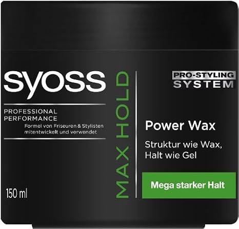 Syoss Max Hold Power Wax 150 ml