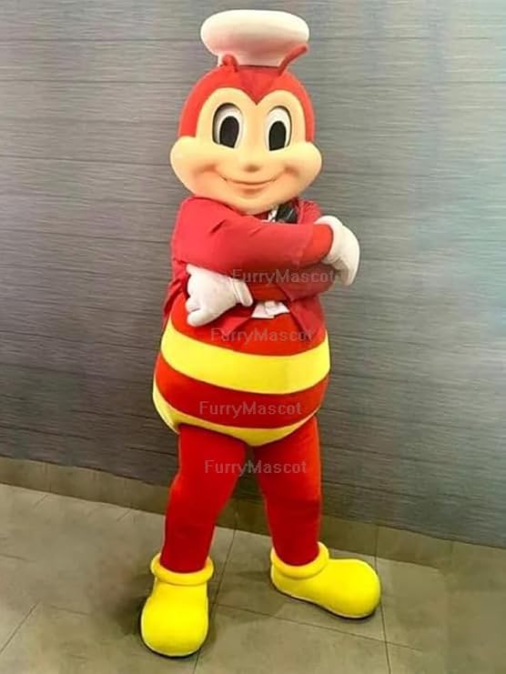 New Smiling Jollibee Suit Animal Mascot Costume Party Carnival Costumes