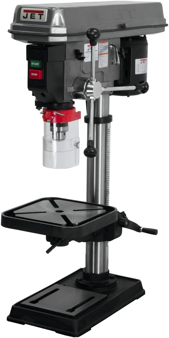 JET 15-Inch Benchtop Drill Press, 16 Speed, 3/4 HP, 115/230V 1Ph (Model J-2530)