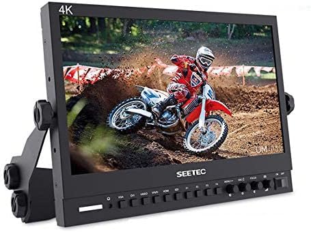 P133-9HSD 13.3 Inch 4K HMDI Broadcast Monitor Professional LCD Director Studio Production Monitoring IPS Screen Aluminum Design
