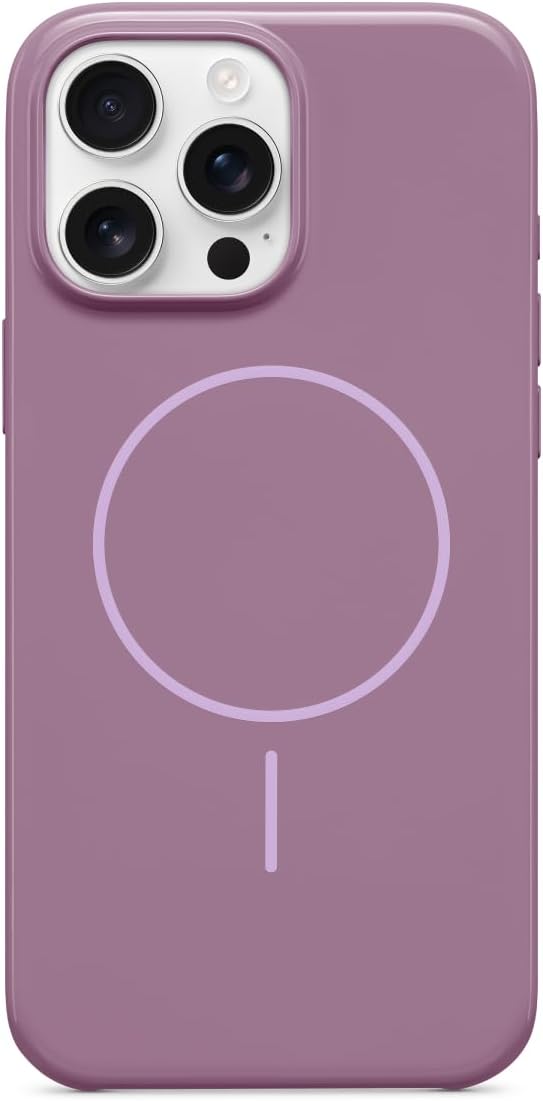 Beats iPhone 16 Pro Max Case with MagSafe and Camera Control, Scratch-Resistant Protective Cover, Slim Fit, Microfiber Lining - Sunset Purple