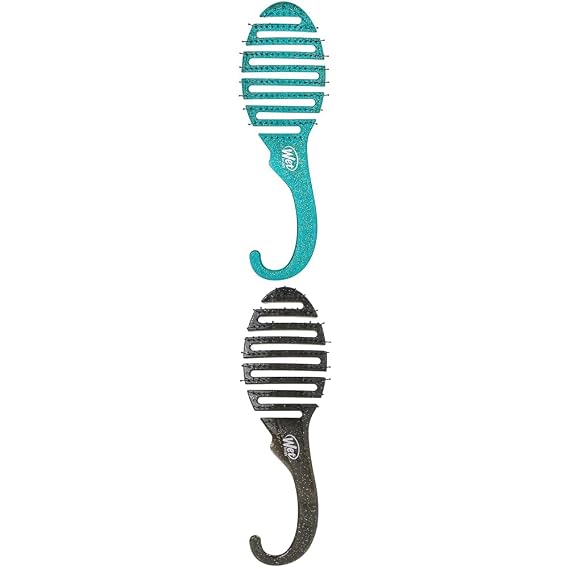 Wet Brush Shower Hair Brush Detangler Bundle - Exclusive Ultra-soft IntelliFlex Bristles - Minimizes Pain And Protects Against Split Ends & Breakage - Comb For Women, Men, Wet & Dry Hair