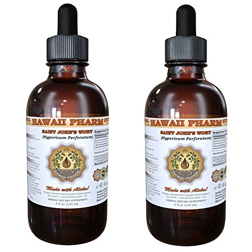 Hawaii Pharm Saint Johns Wort Hypericum Perforatum Liquid Extract 2x4 fl.oz