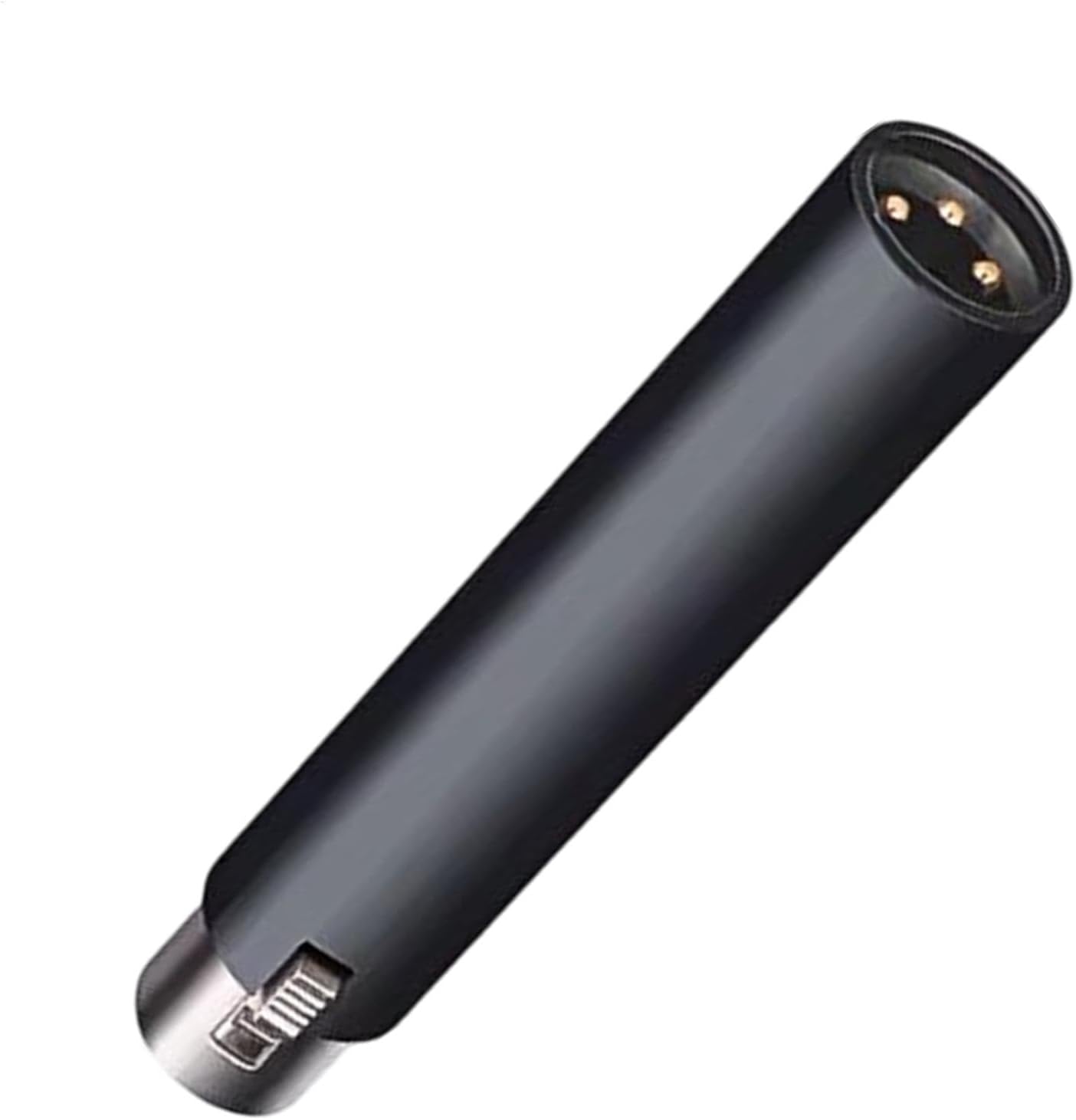 Microphone Preamp Booster, Compact Dynamic Mic Gain Amplifier, Low-Noise 48V Phantom Preamplifier for Studio Recording and Live Streaming 3.98x0.75x0.75 Inches