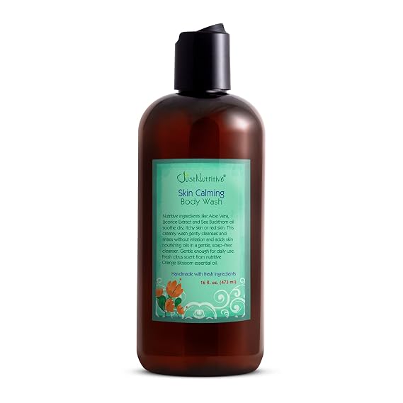 Just Nutritive Skin Calming Body Wash | Best Body Wash for Your Skin | Natural Body Wash 16 oz