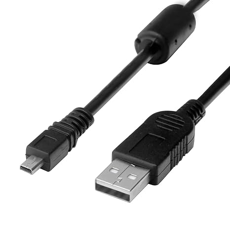 Replacement Camera Transfer Data Sync Charging Cable Cord Compatible with Sony Cybershot Cyber-Shot DSCH200 DSCH300 DSCW370 DSCW800 DSCW830 DSC-H200 DSC-H300 DSC-W370 DSC-W800 DSC-W830 Digital Camera
