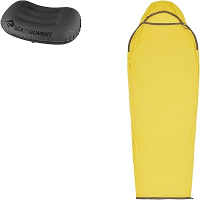 Sea to Summit Sleep System: Aeros Ultralight Pillow and Reactor Sleeping Bag Liner