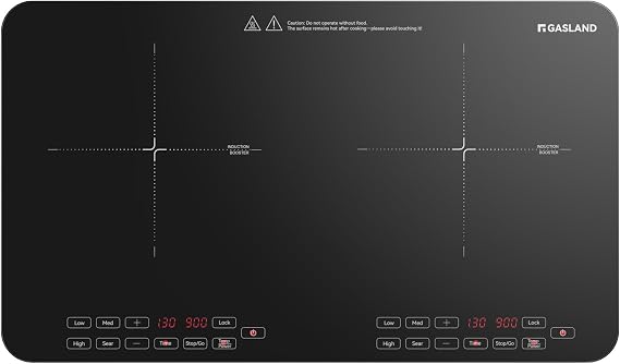 GASLAND SwiftChef Portable Induction Cooktop 2 Burner, 120V Plug-in