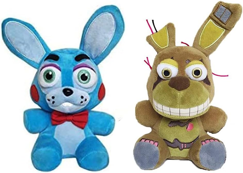 Sweet 18K 2 Pieces Five Nights at Freddy's Plush ToysAll Character Freddy Bear Bonnie Stuffed AnimalDollChildren'sGiftCollectionBonnieSpringtrap