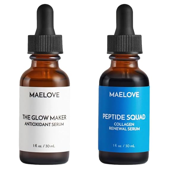 Maelove Wrinkle Treatment - Glow Maker and Peptide Squad Bundle
