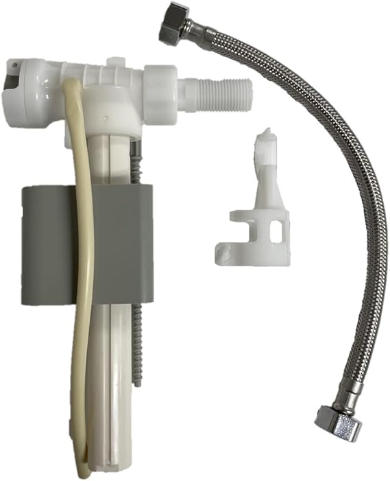 Delta Side Mount Fill Valve with Braided Water Line & Bracket