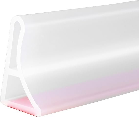 Duzzy 39 Inch Collapsible Shower Threshold Water Dam, Shower Dam Strip Water Stopper, Ideal for Wheelchair Accessible, Suitable for ADA Handicap Showers Bathroom